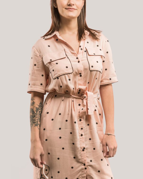 Women Dot Print Dress - Image 4