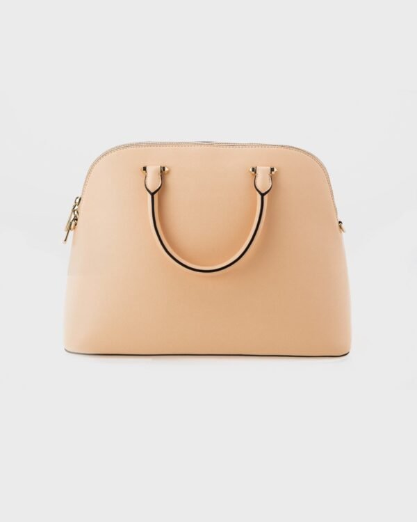 Ladies Pink + Brown Bag - Image 2