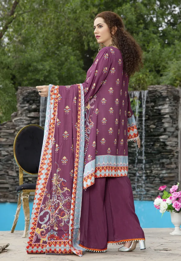 Naqsh Digital Printed Unstitched Katrai - Image 3