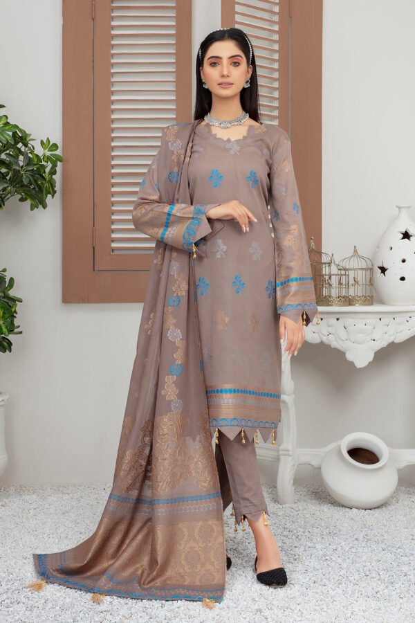 ZOUQ Three Piece Unstitched - Image 3